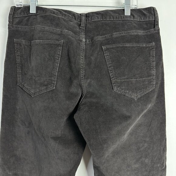Banana Republic Corduroy Pants Mens 34x32 (Tag 34x34) Travel Cords Brown - Picture 4 of 10
